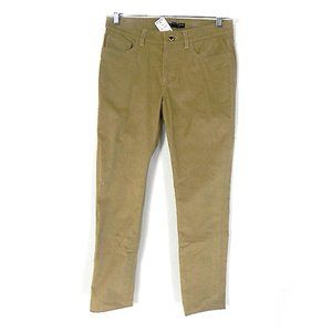 NEW Women's Brooks Brothers Corduroy 5 Pocket Jeans Size 2 Tan NWT